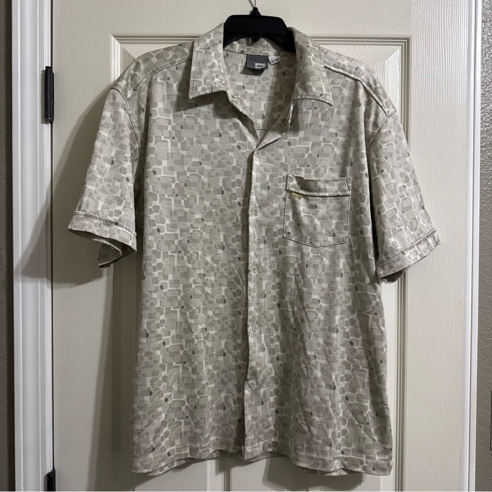 Men's Quiksilver Patterned Short Sleeve Surfer Shirt